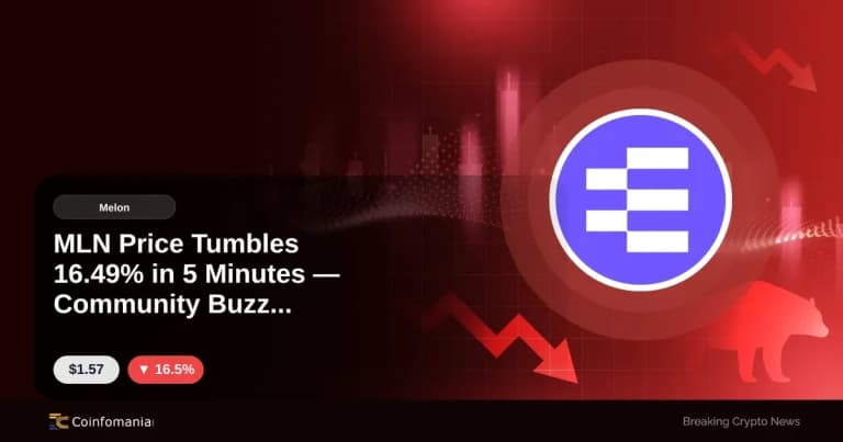 MLN Price Tumbles 16.49% in 5 Minutes — Community Buzz Intensifies