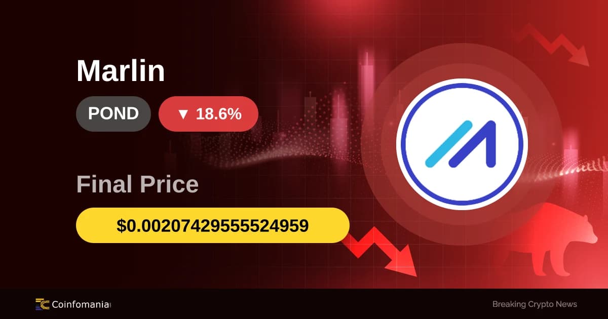 POND Plummets 18.65% — Is This the Start of a Downtrend?
