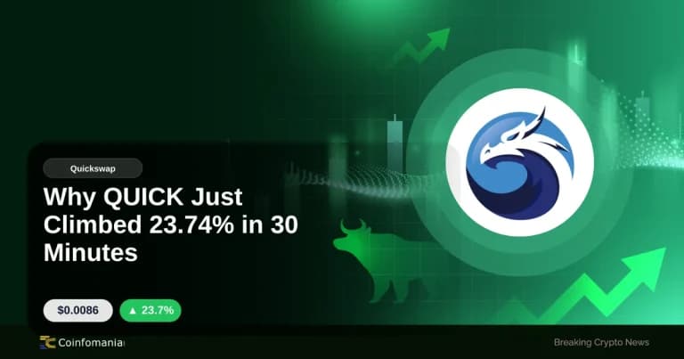 Why QUICK Just Climbed 23.74% in 30 Minutes