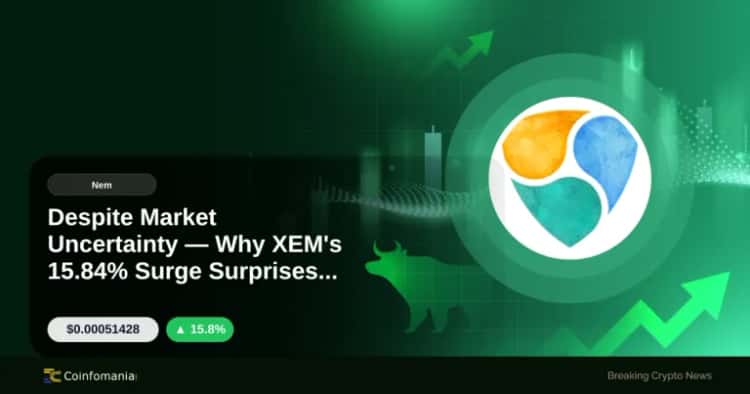 Despite Market Uncertainty — Why XEM’s 15.84% Surge Surprises Traders